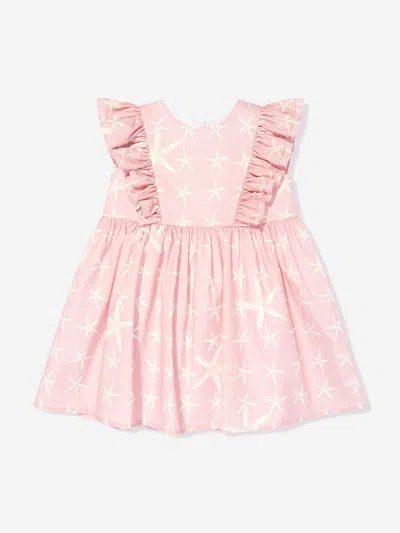 Versace Baby Girls Starfish Marina Dress In Pink