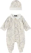 Versace Jumpsuit  Kids Color White In 2eo90-concretebone+b