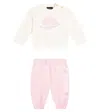 Versace Baby Set Aus Sweatshirt Und Jogginghose Medusa In Pink