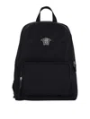 Versace Zip Pocket Top Handle Adjustable Shoulder Straps