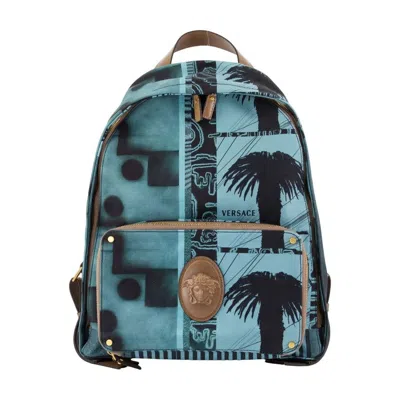 Versace Backpack  Blue