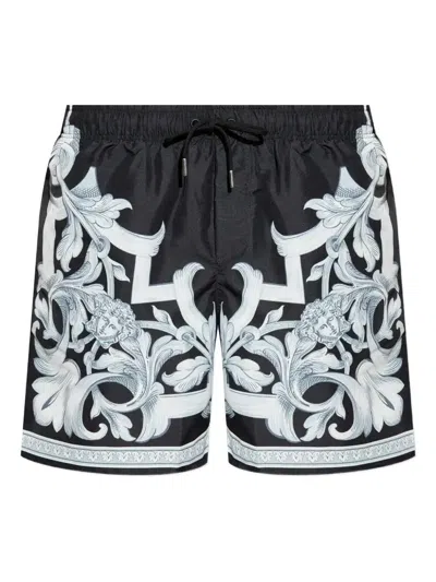 VERSACE BAROCCO-PRINT SWIM SHORTS - MEN'S - POLYESTER