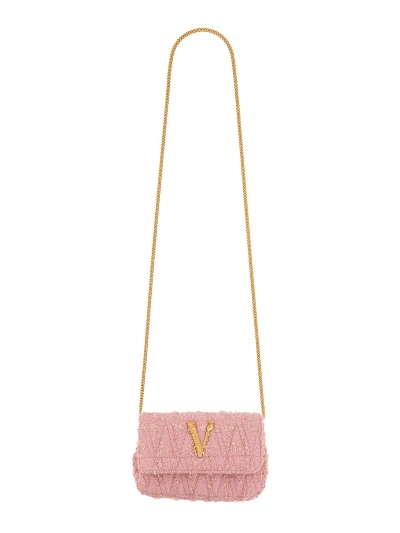 Versace Bag "virtus" In Pink