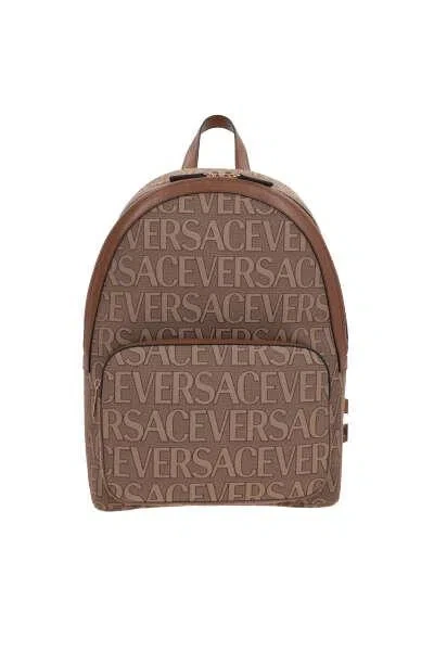 Versace Bags In Beige+brown