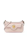 Versace Mini La Medusa Leather Crossbody Bag In Pink