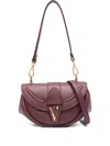 Versace Shoulder Bag With Detachable Strap And Handle In Red