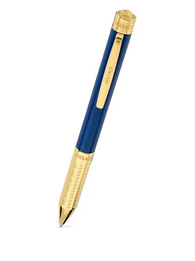 Versace Ballpoint Pen In Blue