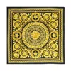 Versace Baracco Logo Print Silk Scarf In Multi