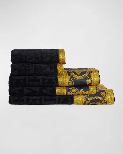 Versace Barocco 5-piece Towel Set In Multi