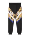 Versace Barocco Print Track Pants In Black