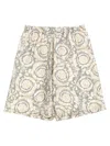 Versace Barocco Shorts In Multicolor