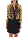 Versace Women's Barocco Bodysuit In Multicolor