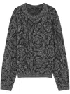 Versace Sweaters In Black