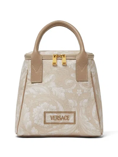 Versace Barocco Athena Tote Bag In 中性色