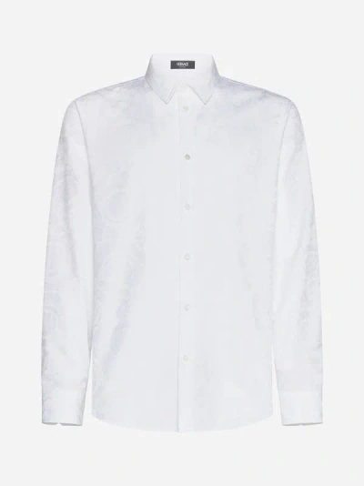 Versace Shirt In Optical White