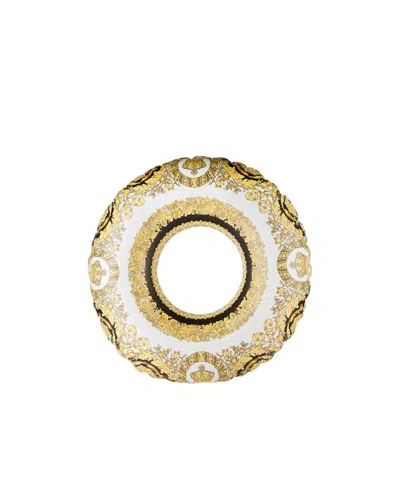 Versace Barocco Crete De Fleur Swimming Ring In Nude