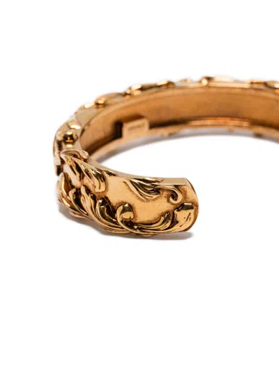 Versace Barocco Cuff Bracelet In Gold