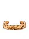 Versace Barocco Leaf Chain Bracelet In Gold
