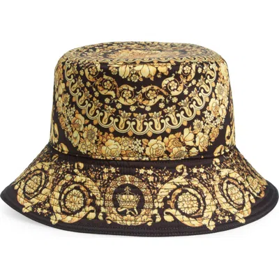 VERSACE VERSACE BAROCCO DRILL BUCKET HAT