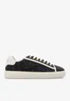 Versace Barocco Greca Low-top Sneakers In Black
