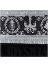 Versace Barocco Hand Towel (100cm X 60cm) In Schwarz