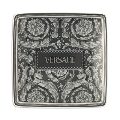 Versace Barocco Haze Canape Plate - Exclusive In Gray