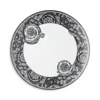Versace X Rosenthal Barocco Haze Dinner Plate In Black