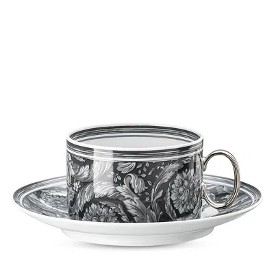 VERSACE BAROCCO HAZE TEACUP AND SAUCER SET