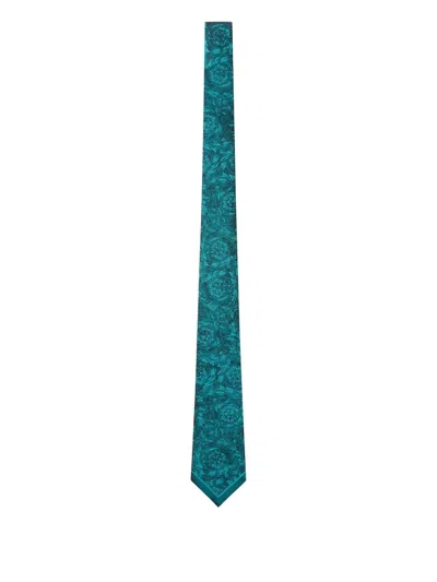 Versace Barocco Jacquard Silk Tie