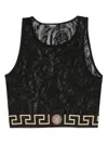 Versace Underwear Top Baroque Jacq Clothing In Black