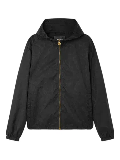 VERSACE JACQUARD WINDBREAKER JACKET