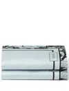 Versace Barocco King Pillowcases (set Of Two) In Blue