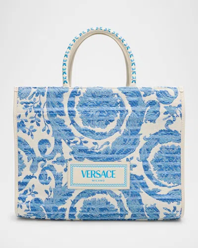 Versace Barocco Large Canvas Tote Bag
