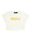 Versace Logo-print Cropped T-shirt