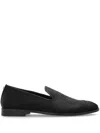 Versace Logo-embroidered Loafers In Multi