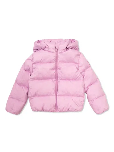 Versace Babies' Barocco Padded Jacket In Pink