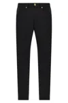 Versace Black Barocco Pants In Black