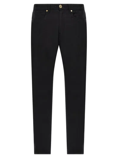 Versace Barocco Pants In Black