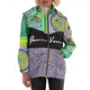 Versace Barocco Patchwork Print Hooded Jacket In Multi