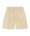 Versace Barocco-pattern Bermusa Shorts In Nude