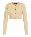 Versace Textured Barocco Knit Sweater In Nude