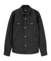 Versace Barocco Pattern Jacquard Jacket In Black
