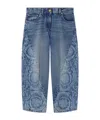 Versace Barocco-pattern Jeans