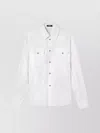 Versace Barocco Pattern Shirt With Flap And Front Pockets