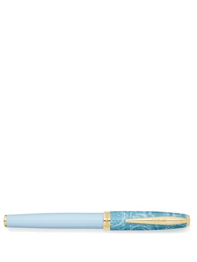 Versace Barocco Pen In Blue