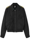 Versace La Coupe Des Dieux Bomber Jacket In Black