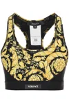 VERSACE VERSACE BAROCCO PRINT CROPPED SPORTS TOP