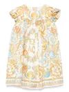 Versace Barocco Print Dress In Multi