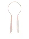 Versace Barocco-print Headband In Pink