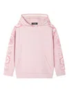 Versace Kapuzenjacke Mit Barocco-print In Pink